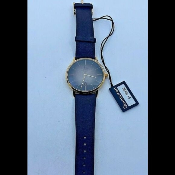 HAMILTON INTRA-MATIC 42mm Automatic Brown Dial Leather Men's Watch H38745501 - Picture 5 of 7